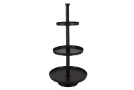 STORAGE SHELF BLACK 45X45X100CM