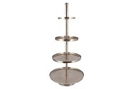 STORAGE SHELF SILVER 56X56X125CM