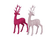 SPARKLE FUCHSIA/PINK DEER SINGLE ASS 28X15X6CM