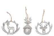 DEER SILVER HANGER ASS