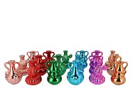 JADA MULTI COLOUR VASE ASS 12X12X18CM