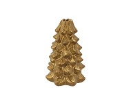 JADA GOLD X-MAS TREE CANDLE HOLDER ASS 15X10CM