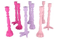 MILA PINK/LILA/FUCHSIA CANDLE HOLDER LEGS 6X6X28CM