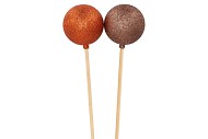 PICK SHINE BALL GLITTER COPPER/BRONZE 6X50CM ASS