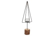 T-LIGHT TREE STAND 13X13X55CM