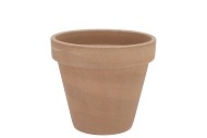 TERRACOTTA CHOCO POT GREY D13XH11CM