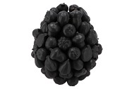 FOREST FRUIT BLACK VASE 26X29CM