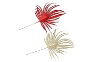 PICK SHINE PALM RED/GOLD 36CM ASS P/12 NM