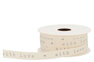 LINT WITH LOVE CREME 20MX15MM