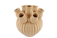 AMSTERDAM SAND TULIP VASE 18X17CM