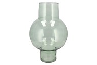 MIRA GREEN GLASS BULB HIGH VASE 25X25X41CM