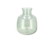 MIRA GREEN GLASS BOTTLE BIG 16X16X19CM