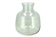 MIRA GREEN GLASS BOTTLE BIG 24X24XX28CM