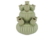 AMSTERDAM PISTACHE TULIP VASE BUBBLES 42X62CM NM