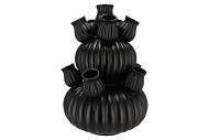 AMSTERDAM BLACK TULIP VASE BUBBLES 42X62CM