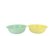 ZINC BASIC PASTEL GREEN/YELLOW BOWL 36X11CM