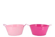 ZINC BASIC FUCHSIA/PINK EARS BOWL 30X14CM