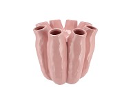 LUNA LIGHT PINK TUBE VASE 19X19CM