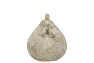CONCRETE FARM GREY HEN 9X9X12CM NM