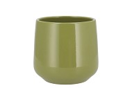 CERAMIC AMAZONE GREEN POT ORCHID BERLIN 14X13,5CM NM