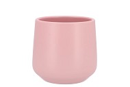 CERAMIC PINK SILVER POT ORCHID BERLIN 14X13,5CM NM