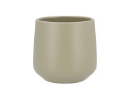 CERAMIC PISTACHE MATT POT ORCHID BERLIN 14X13,5CM