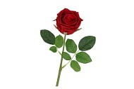 SILK ROSE RED  REAL TOUCH 43CM