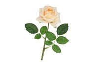 SILK ROSE REAL TOUCH OPEN YELLOW 43CM