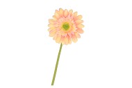 SILK GERBERA PEACH/LIGHT PINK 72CM