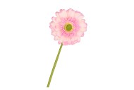 SILK GERBERA LIGHT PINK 72CM