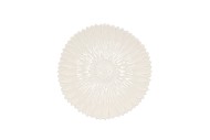 BLOOM DAISY PLATE WHITE 17X17X4CM