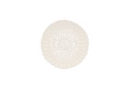 BLOOM DAISY PLATE WHITE 11X11X2CM