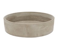 CONCRETE GREY BOWL 28X7CM