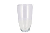 GLASS VASE BELLY 25X14CM NM