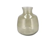 MIRA OLIVE GREEN GLASS BOTTLE BIG 16X16X19CM