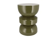 SEPHORA OLIVE GREEN STOOL / SIDE TABLE 30X30X45CM