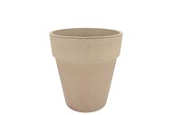 TERRA CHOCO CLEMATISPOT GREY D19XH22CM