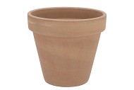 TERRACOTTA CHOCO POT GREY D19XH17CM