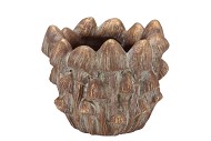 CONCRETE GOLDEN MUSHROOMS POT 17X17X14CM NM
