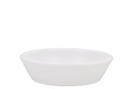 CERAMIC BOWL MATT WHITE LOW ROUND 20X5CM NM