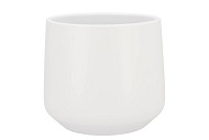 CERAMIC WHITE MATT POT BERLIN 18X15,5CM