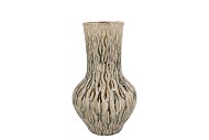 INGA BOA GREEN VASE NECK ACTIVE GLAZE 23X23X39CM NM