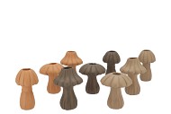 CONCRETE MUSHROOMS WOODS BROWN MIX ASS 9X9X11CM NM