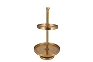 STORAGE SHELF BASIC GOLD 35X35X62CM