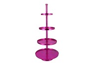 STORAGE SHELF FUCHSIA FOIL 56X56X125CM NM