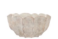 ALASKA WAVY SAND BOWL 25X25X13CM NM