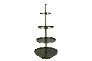 STORAGE SHELF BASIC FOIL GREEN 55X55X125CM