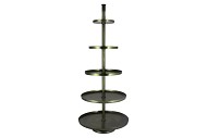 STORAGE SHELF BASIC FOIL GREEN 63X63X155CM