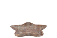 CONCRETE GOLDEN STAR PLATE 28X28X5CM NM