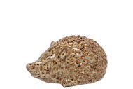 HEDGEHOG GLAZE BROWN 9X6X5CM NM